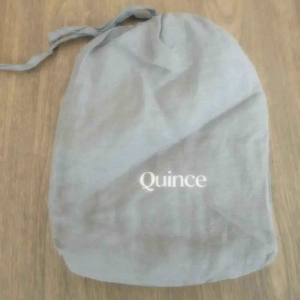 NEW Quince European Linen Euro Sham Blue Nightfall 100& European Flax